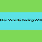 5 Letter Word Ending In Fit