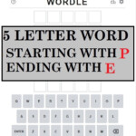 5 Letter Word Ending With A P E