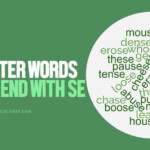 5 Letter Word Ends In Se