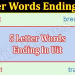 5 Letter Word Ends In Uit