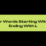 5 Letter Words Beginning With A And Ending With L