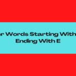 5 Letter Words Ending El