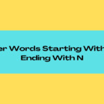 5 Letter Words Ending In A N G