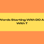 5 Letter Words Ending In Do