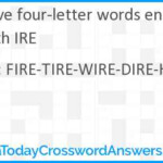 5 Letter Words Ending In Ire