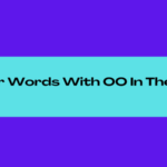 5 Letter Words Ending In Oo