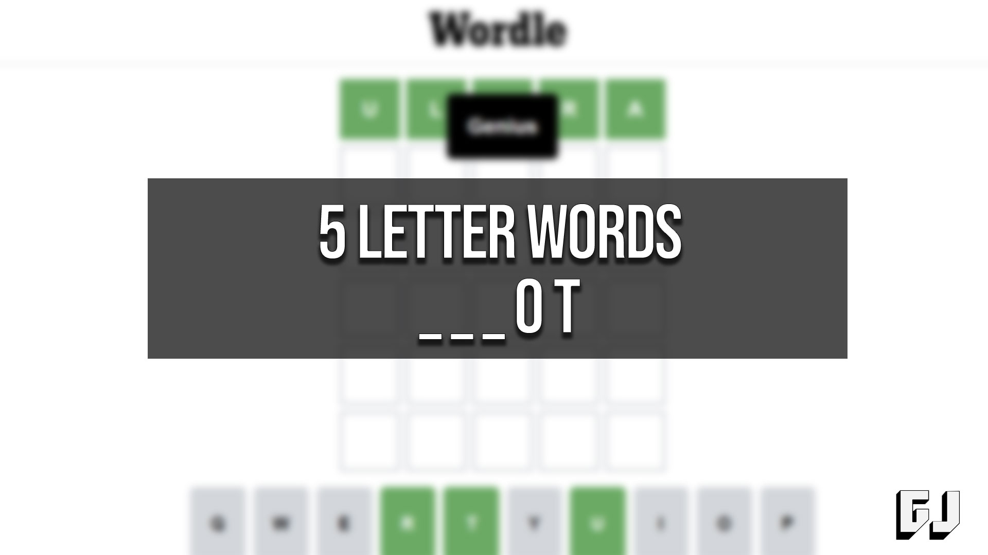 5 letter word that ends with otch