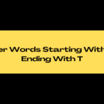 5 Letter Words Ending In T With A U