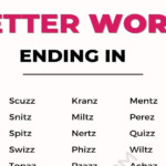 5 Letter Words Ending In Z