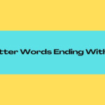 5 Letter Words That End With Ien